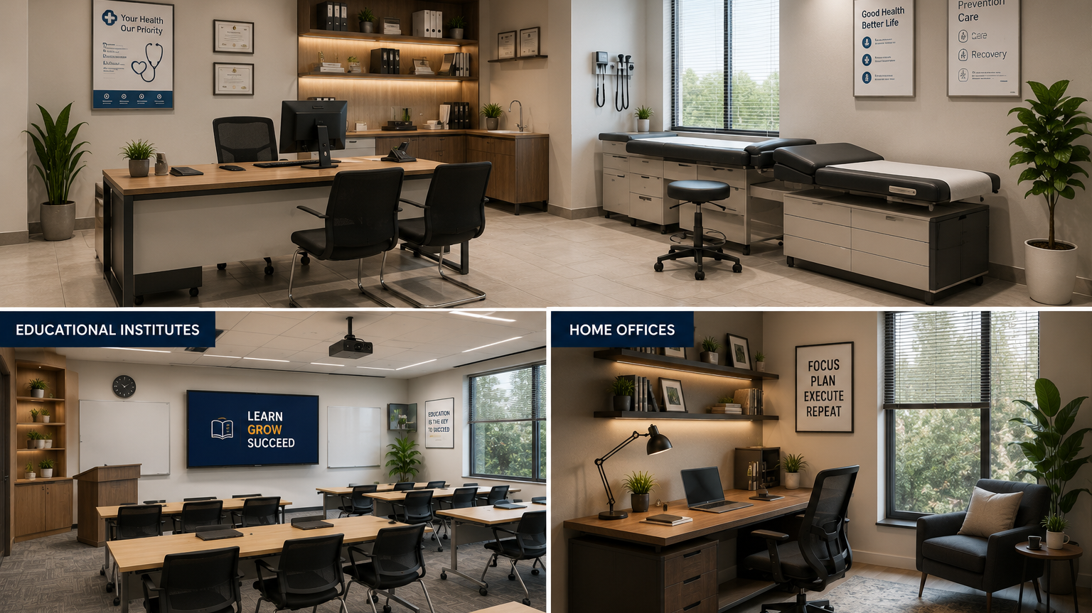 Custom office furniture dubai